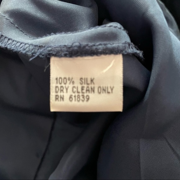 Rickie Freeman Teri Jon Silk Sleeveless Dress Size 8 – Floral Applique, Elegant - Picture 7 of 11